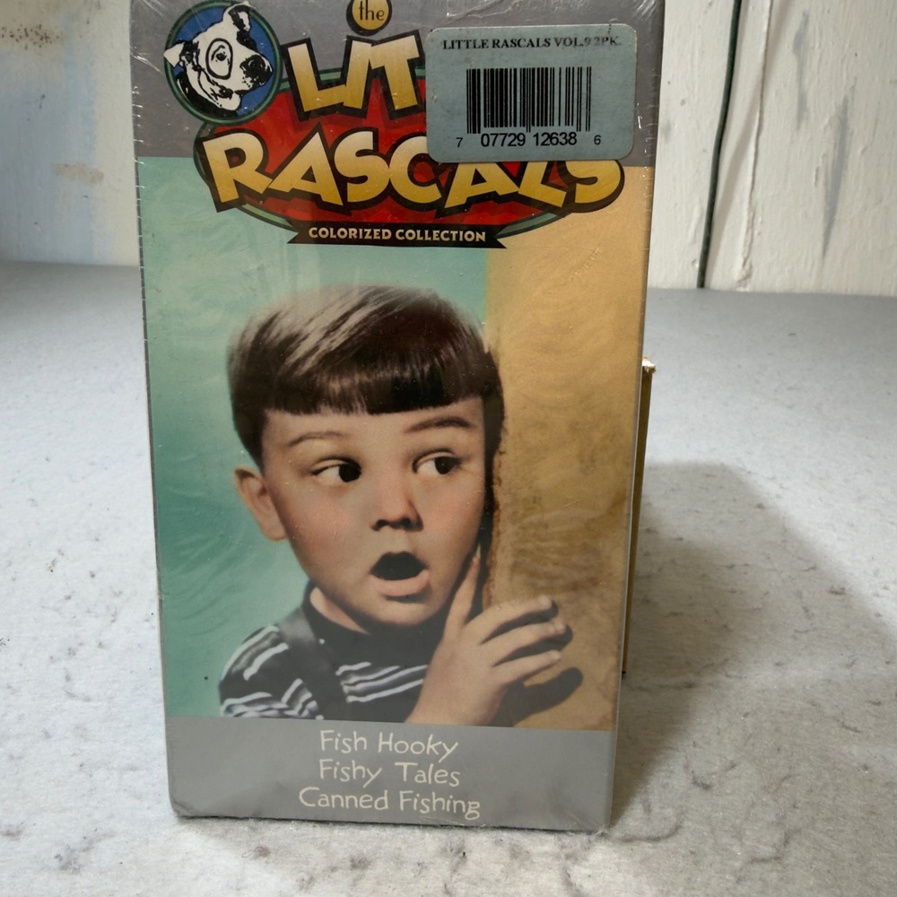 The Little Rascals VHS 2-Pack Colorized‎ Collection Volume 5 Sealed Hallmark